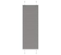 vidaXL Estor Plisado Antracita 50x100 cm Tela Ancho 49,4 cm Poliéster, Estor Plisado para Ventana, Estor Plisado para Ventana, Estor Tipo acordeón para Ventana