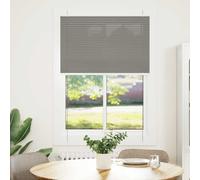 vidaXL Estor Plisado Antracita 85x100 cm Tela Ancho 84,4 cm Poliéster