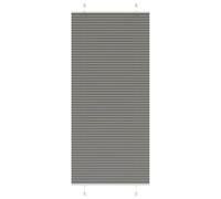 vidaXL Estor Plisado Antracita 90x200 cm Tela Ancho 89,4 cm Poliéster