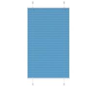 vidaXL Estor Plisado Azul 75x150 cm Tela Ancho 74,4 cm Poliéster, Estor Plisado para Ventana, Estor Plisado para Ventana, Estor Tipo acordeón para Ventana