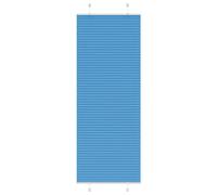 vidaXL Estor Plisado azul 80x200 cm Tela Ancho 79,4 cm Poliéster