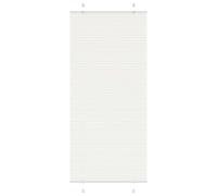vidaXL Estor Plisado blanco 100x200 cm Tela Ancho 99,4 cm Poliéster