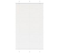vidaXL Estor Plisado blanco 120x200 cm Tela Ancho 119,4 cm Poliéster