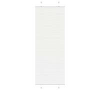 vidaXL Estor Plisado blanco 75x200 cm Tela Ancho 74,4 cm Poliéster