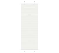 vidaXL Estor Plisado blanco 80x200 cm Tela Ancho 79,4 cm Poliéster