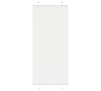 vidaXL Estor Plisado blanco 90x200 cm Tela Ancho 89,4 cm Poliéster