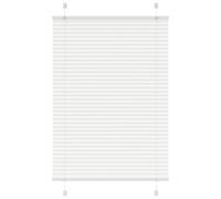 vidaXL Estor Plisado blanco 95x150 cm Tela Ancho 94,4 cm Poliéster