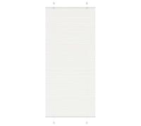 vidaXL Estor Plisado Blanco 95x200 cm Tela Ancho 94,4 cm Poliéster, Estor Plisado para Ventana, Estor Plisado para Ventana, Estor Tipo acordeón para Ventana