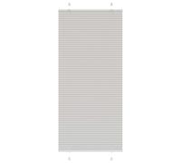 vidaXL Estor Plisado gris claro 100x200 cm Tela Ancho 99,4cm Poliéster