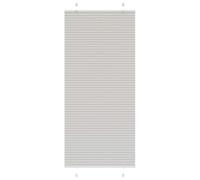 vidaXL Estor Plisado Gris Claro 100x200 cm Tela Ancho 99,4cm Poliéster, Estor Plisado para Ventana, Estor Plisado para Ventana, Estor Tipo acordeón para Ventana