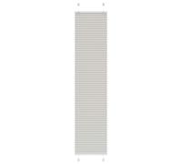 vidaXL Estor Plisado gris claro 45x200 cm Tela Ancho 44,4 cm Poliéster