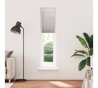 vidaXL Estor Plisado gris claro 50x200 cm Tela Ancho 49,4 cm Poliéster