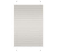 vidaXL Estor Plisado gris claro 85x100 cm Tela Ancho 84,4 cm Poliéster