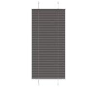 vidaXL Estor Plisado Negro 60x150 cm Tela Ancho 59,4 cm Poliéster, Estor Plisado para Ventana, Estor Plisado para Ventana, Estor Tipo acordeón para Ventana