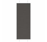 vidaXL Estor Plisado negro 70x200 cm Tela Ancho 69,4 cm Poliéster