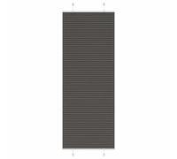 vidaXL Estor Plisado Negro 70x200 cm Tela Ancho 69,4 cm Poliéster, Estor Plisado para Ventana, Estor Plisado para Ventana, Estor Tipo acordeón para Ventana