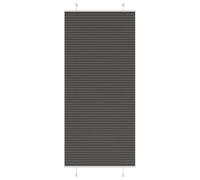 vidaXL Estor Plisado Negro 85x200 cm Tela Ancho 84,4 cm Poliéster, Estor Plisado para Ventana, Estor Plisado para Ventana, Estor Tipo acordeón para Ventana