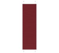 vidaXL Estor Plisado Rojo Burdeos 60x200 cm Tela Ancho 59,4 cm, Estor Plisado para Ventana, Estor Plisado para Ventana, Estor Tipo acordeón para Ventana