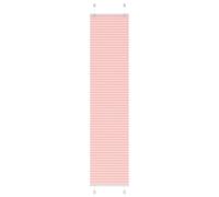 vidaXL Estor Plisado rosa 40x200 cm Tela Ancho 39,4 cm Poliéster