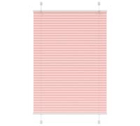 vidaXL Estor Plisado rosa 85x150 cm Tela Ancho 84,4 cm Poliéster