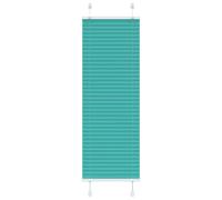 vidaXL Estor Plisado verde petróleo 50x100 cm Tela Ancho 49,4 cm