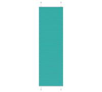 vidaXL Estor Plisado verde petróleo 65x200 cm Tela Ancho 64,4 cm