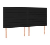 vidaXL Estructura cama cabezal y pies ajustable 12 listones 100x200 cm Negro 160 x 200 cm