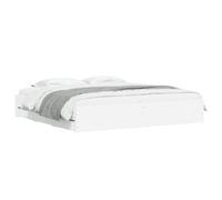 vidaXL Estructura Cama con Cajones, Somier de Listones, Armazón de Cama, Mueble de Dormitorio, Madera de Ingeniería Blanca 200x200 cm