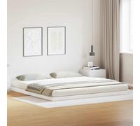 vidaXL Estructura de cama 213,5 x 204 x 9 cm Madera de pino macizo