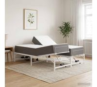 vidaXL Estructura de Cama Ajustable Eléctrica Blanco 137 x 190 cm