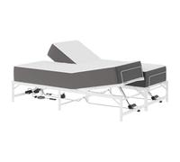 vidaXL Estructura de Cama Ajustable Eléctrica Blanco 137 x 190 cm
