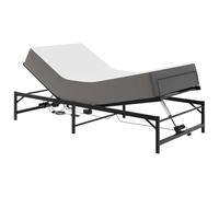 vidaXL Estructura de Cama Ajustable Eléctrica Negro 75 x 190 cm Acero