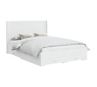 vidaXL Estructura de Cama con Almacenamiento y cabecero Blanco