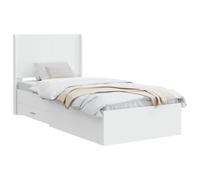 vidaXL Estructura de Cama con Almacenamiento y cabecero Blanco