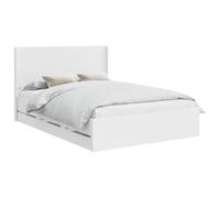 vidaXL Estructura de Cama con Almacenamiento y cabecero Blanco