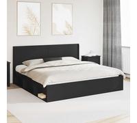 Estructura de cama vidaXL con espacio de almacenamiento y cabecero, color , 180 x 200 cm