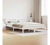 vidaXL Estructura de cama con cabecera 215,5 x 145,5 x 69,5 cm