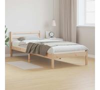 vidaXL Estructura de cama con cabecera Marrón 215,5 x 85,5 x 69,5 cm