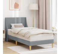 vidaXL Estructura de cama con cabecera placa de conexión