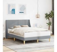 vidaXL Estructura de cama con cabecera placa de conexión
