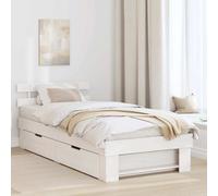 vidaXL Estructura de cama con cajón 80 x 200 cm Madera de pino macizo