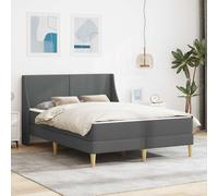 Estructura de cama con colchón y cabecero, fabricada en poliéster (vidaXL)