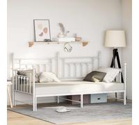 vidaXL Estructura de cama de día 100 x 190 cm Acero