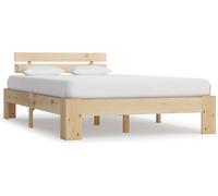 vidaXL Estructura de cama de madera maciza de pino, 140x200 cm. Estructura de cama, armazón de cama