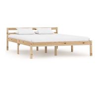 vidaXL Estructura de cama de madera maciza de pino, 140x200 cm. Estructura de cama, armazón de cama