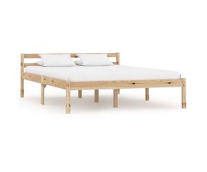 vidaXL Estructura de cama de madera maciza de pino, 140x200 cm. Estructura de cama, armazón de cama