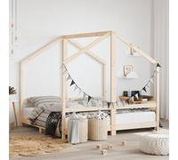 vidaXL Estructura de cama de niños madera maciza de pino 2x(80x160) cm
