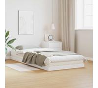 vidaXL Estructura de cama de suelo 100 x 210 cm Madera de pino macizo