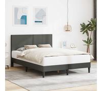 vidaXL Estructura de cama Gris oscuro 160 x 200 cm Tela de Pana
