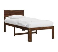 vidaXL Estructura de Cama Individual con Cabecera Rostock